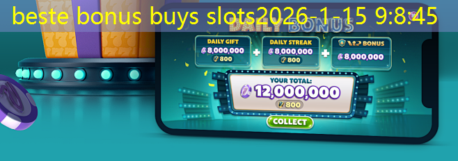 beste bonus buys slots